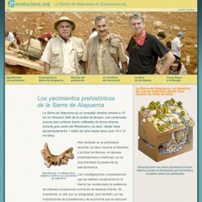 Jaciments de la Sierra de Atapuerca a evoluciona.org